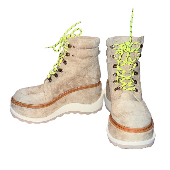 Free People Vegan Road Trip Platform Boot - Size 8 - Picture 2 of 8